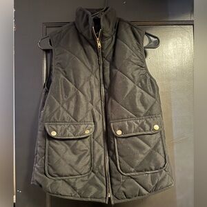 Dee Elle Black Quilted Vest
